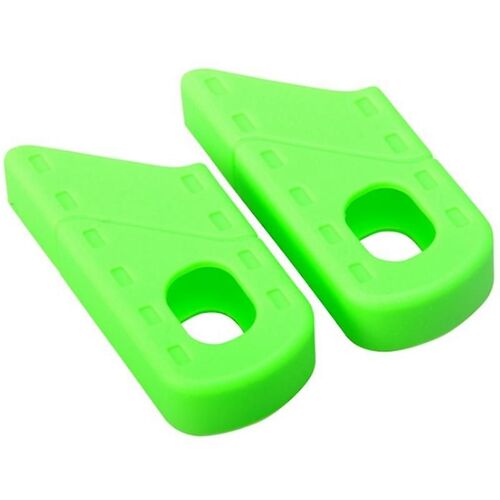2pcs Universal Bicycle Fixed Gear Rubber Crankset Crank Protector Cover Case Road Bike Crank Arm Bo