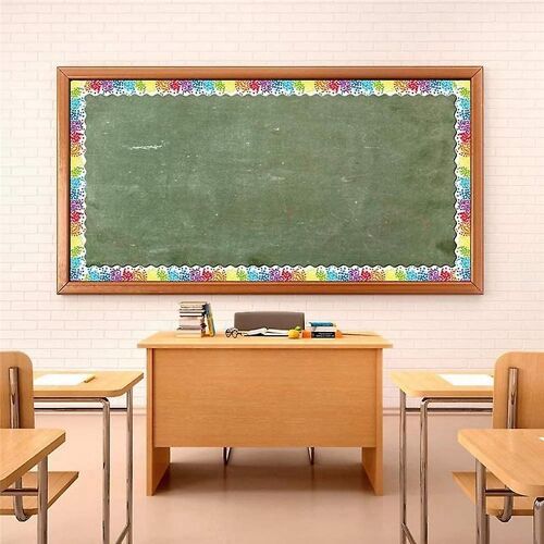 Bulletin Borders Stickers, 66.5Ft Decoration Borders for Bulletin Board/Black Board Trim,for Classr