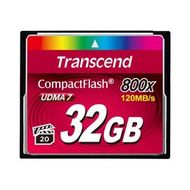 Transcend - Carte mémoire flash - 32 Go - 800x - CompactFlash