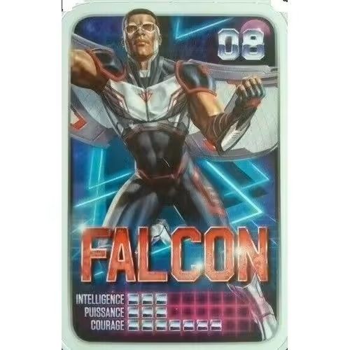 Carte Leclerc Marvel "Réveil Ton Pouvoir" Edition 2021 Falcon N°8