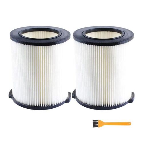 2 filtres pour aspirateur humide/sec, 5 Gallons, avec brosse, remplacement pour aspirateur VF4000 May06108884