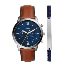 Montre Homme Fossil En Cuir Marron