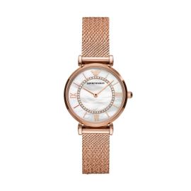Montre Femme Emporio Armani En Acier Inoxydable Rose