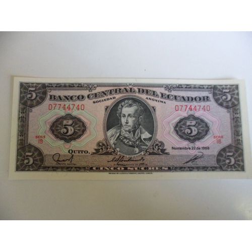 Equateur 5 Sucres 1988  Neuf/Unc !!