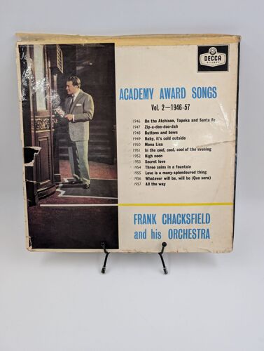 Vinyle 33 Tours Academy Award Songs Vol. 2 : Frank Chacksfield And His Orchestra Avec Fourreau (Fourreau Très Abîmé)