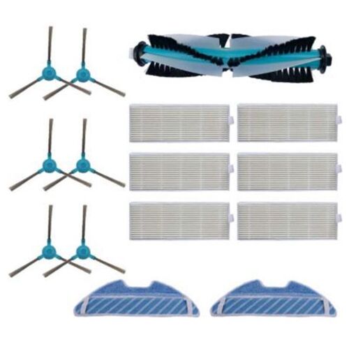 Top! Pi¿¿ces De Rechange De Filtre Hepa Pour Aspirateur Robot Cecotec Conga 1290 1390, Accessoires De Rechange, Brosse Lat¿¿rale ? Rouleau Principal 9109-May6412