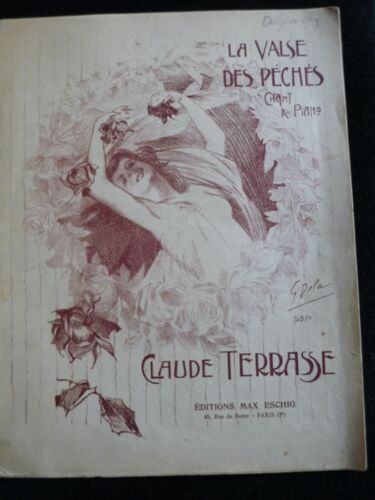 La Valse Des Péchés Cl. Terrasse Partition Piano & Chant