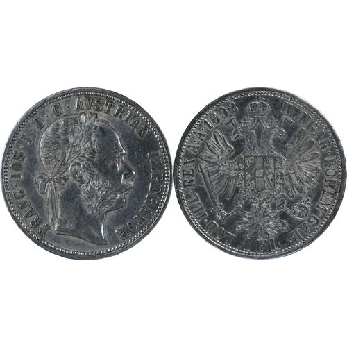 Autriche - 1892 - 1 Florin - Franz Joseph I - Argent - 12.32 G. - 21-108