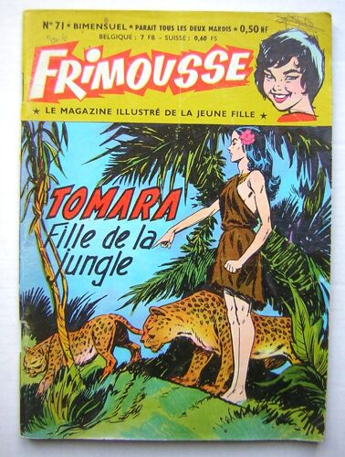 Frimousse N° 71, 1961, Tomara Fille De La Jungle