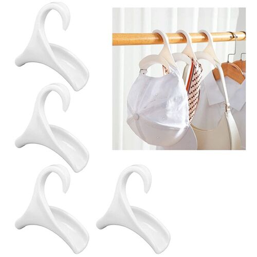 4pcs Accroche de Sacs à Main, Crochets de Suspension de Sac à Main Cintres de Placard pour Cravates, écharpes, Ceintures, Sacs à Main