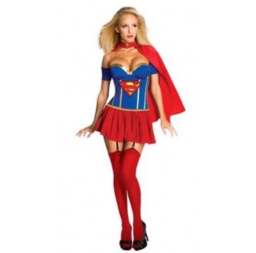 Costume Superman Superwoman Sexy Femme - Large - L