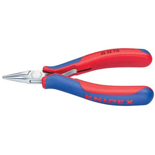 PINCE DE PRÉHENSION POUR L'ÉLECTRONIQUE - BECS DEMI-RONDS - 115mm