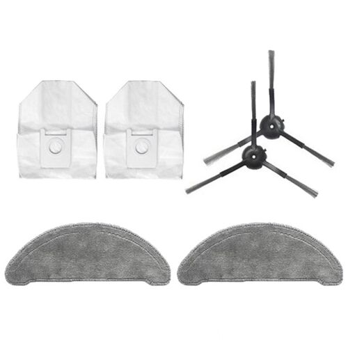 Accessoires pour aspirateur Robot Xiaomi ROIDMI EVE Plus, sacs en tissu de vadrouille, brosse latérale, May06100503
