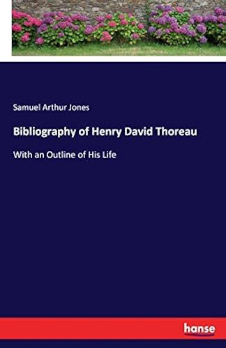 Bibliography Of Henry David Thoreau