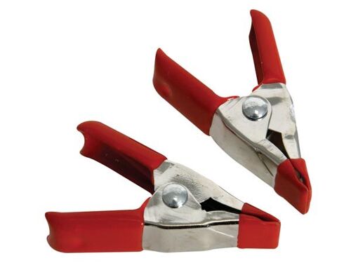 LOT DE PINCES À COLLER 2"  - MÉTAL - 4 pcs
