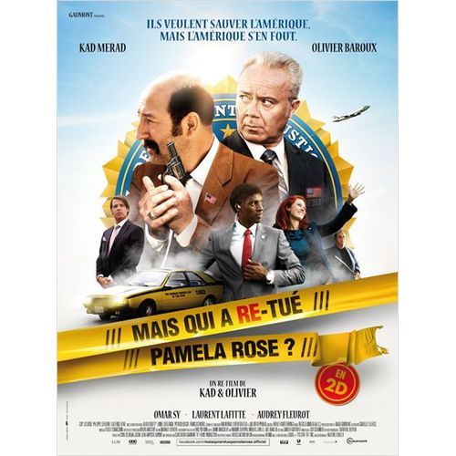 Mais Qui A Re-Tué Pamela Rose ? - Véritable Affiche De Cinéma Pliée - Format 40x60 Cm - De Et Avec Kad Merad, Olivier Baroux Avec Audrey Fleurot, Omar Sy, Laurent Lafitte - 2012