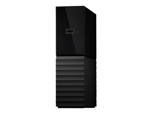 WD My Book WDBBGB0080HBK - Disque dur - chiffré - 8 To - externe (de bureau) - USB 3.0 - AES 256 bits - noir