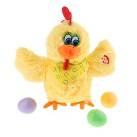 Jouet En Peluche De Poule Pondant Des ¿Ufs, Poule Électrique, Danse Musicale, Cadeaux Pour Bébés Et Enfants