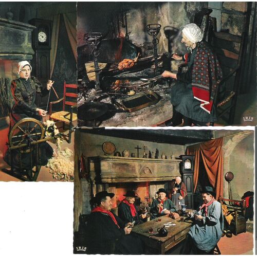 3 Cpa Cartes Postales En Creuse - Beau Pays - Braves Gens