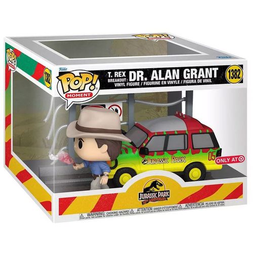 Figurine Funko Pop - Jurassic Park N°1382 - L?Évasion Du T. Rex : Dr. Alan Grant - Moment (71331)