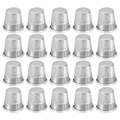 Protecteur De Doigt À Coudre, 20 Pcs Anneau De Bouclier De Doigt En Métal Pour La Couture À La Main, Accessoires D'artisanat Outils De Couture Bricolage
