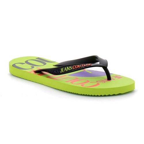 Versace Jeans Couture Tongs Fondo Flip Flop Jaune