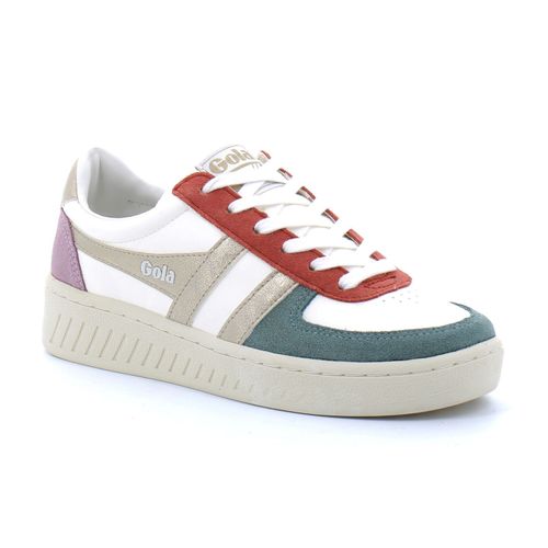 Gola Grandslam Quadrant Baskets Mode Blanc Multicolore