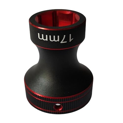 Alliage d'aluminium 17MM roue clé hexagonale outil HEX écrous manchon pour 1/8 1/10 tout-terrain RC voiture camion crawler noir rouge
