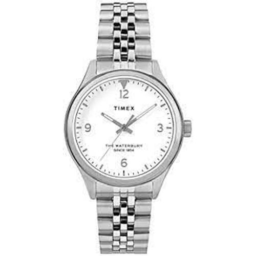 Timex Montre Argent Analogique Femmes Waterbury Tw2r69400