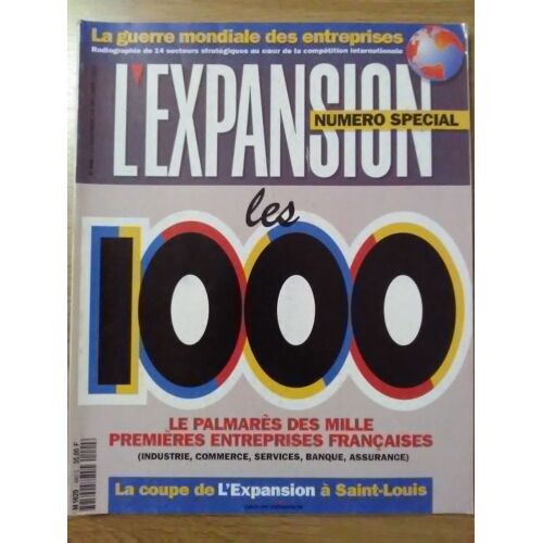 L'expansion N° 440 12 Novembre/16 Décembre 1992 - Numéro Spécial : Les 1000 Le Palmarès