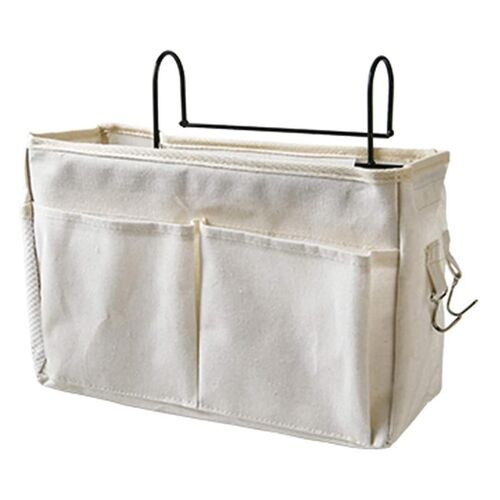 Bedside Hanging Pocket Storage Bag Bedside Storage Organizer Holder for Headboards Bunk Beds Dorm R