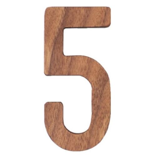 Black Walnut Number Decorative Numeral Combination Wall Decoration DIY Arabic Numerals Home Decor W