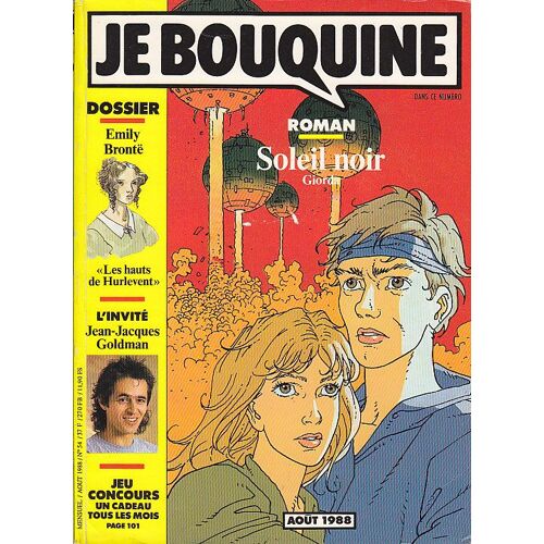 Je Bouquine 54 Jean Jacques Goldman 2p / Film Le Grand Bleu 1p / Dossier Emily Bronte 5p /  54