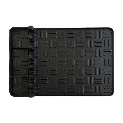 Tapis d'outils de four en silicone, tapis de nettoyage anti-poussière, tapis isolant de plateau de barbecue, tapis grattoir de qualité alimentaire