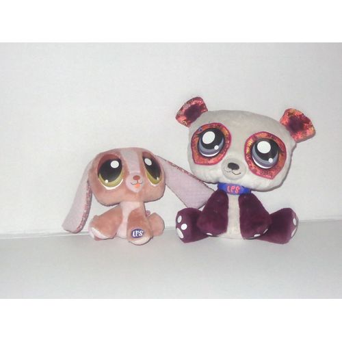 Littlest Pet Shop 2 Peluches Chat Et Chien Hasbro