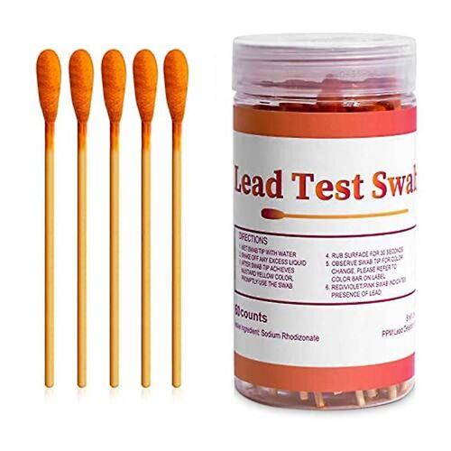 Lead Paint Test Swabs Kit: 60 Pcs Lead Test Kit Swabs, Home Lead Test Kit, Lead Check Swabs, Lead T 