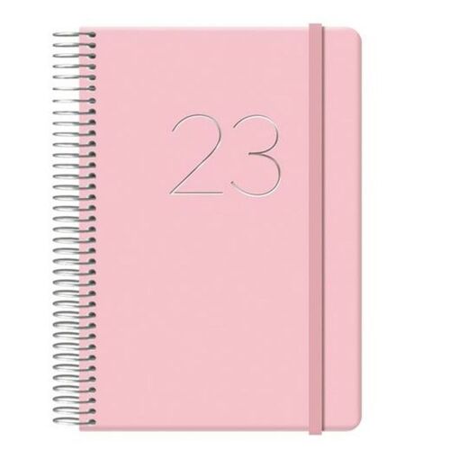 Agenda Brillant Page 12,5 X 18 Cm Rose Dohe 12571