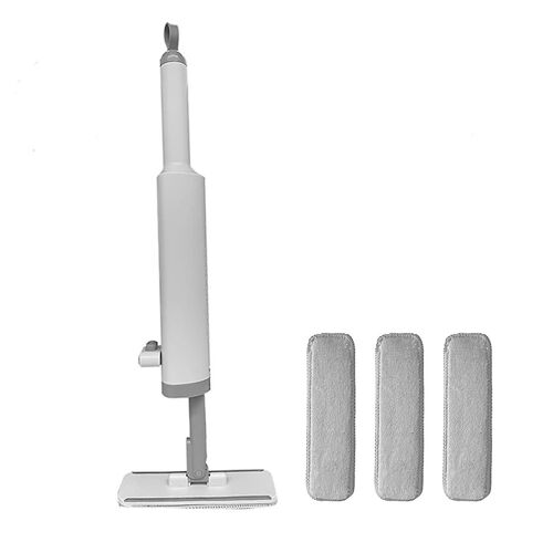 Self Squeezing Mini Mop for Small Spaces, Portable Small Mop for Kitchen Countertop, 3 Mop Heads fo