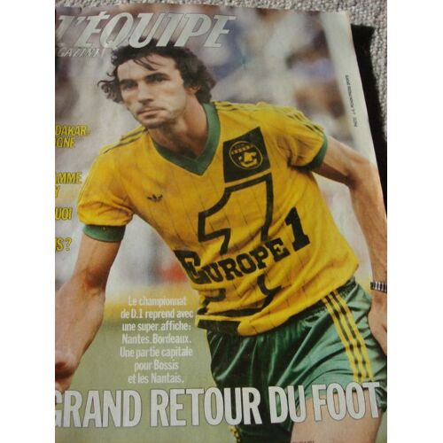 L'equipe Magazine N° 226 : Le Grand Retour Du Foot