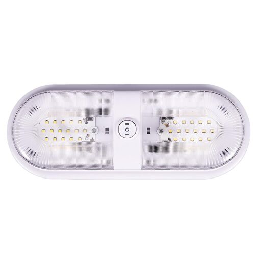 1 Pack Rv Interior Light Super Bright Dc 12v Led Rv Ceiling Double Dome Light Trailer Rv Interior L