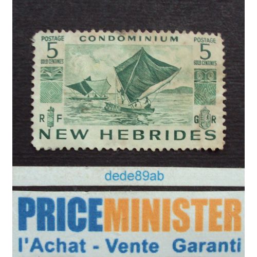 Nouvelles-Hébrides..5 Gold Centimes New-Hebrides.Condominium.Non Oblitéré.