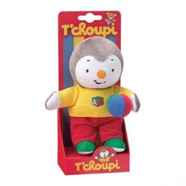 Jemini - 21790 - Peluche Avec Accessoire T'choupi Avec Un Ballon Sous Son Bras