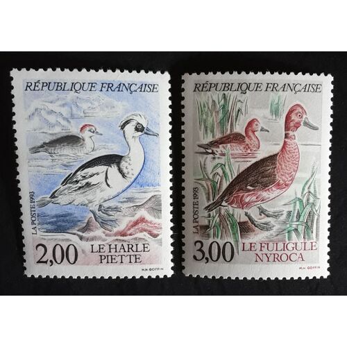 Timbre France 1993 , Y&t N 2785 , 2786 , Non Oblitéré , Très Bon État.