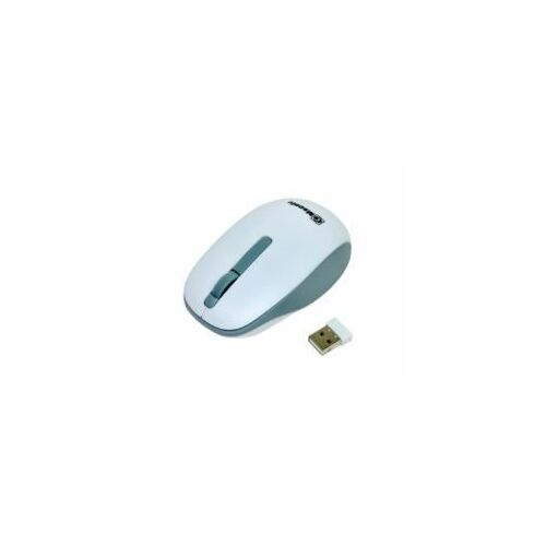 Vakoss MX707W  Souris (Ambidextre, Optique, RF Sans Fil, 1000 DPI, Blanc)