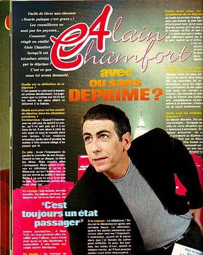 Ok 772 Jean Jacques Lafon 1/2p / Don Johnson 1/2p / Bruel 1p / Alain Chamfort 1p / James Dean 2p / Elsa Lunghini Couv + 2p / David Hallyday 1p /  772