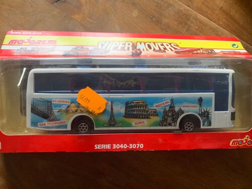 Bus Majorette Série 3040-3070 Super Movers Avec Boîte-Majorette