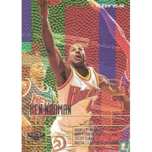 Trading Card Fleer 95-96 Ken Norman 6