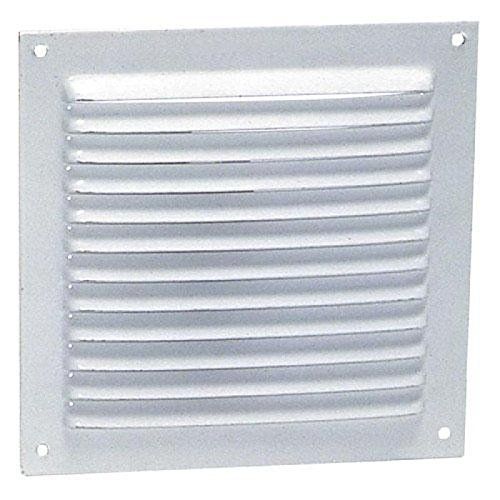 WOLFPACK 2530002 Grille Aération Visser Laqué Blanc 15 X 15