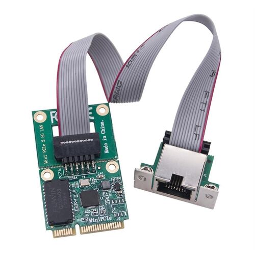 Mini PCIE Gigabit Network Card Single-Port RJ45 Ethernet Card COM Port Fixed Ethernet LAN Card for