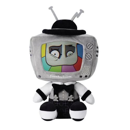 Anime Smg4 Mr.Puzzles Plush Cute Fill Cotton Soft Pillow Plushines Toy Room Car Decoration Collecti